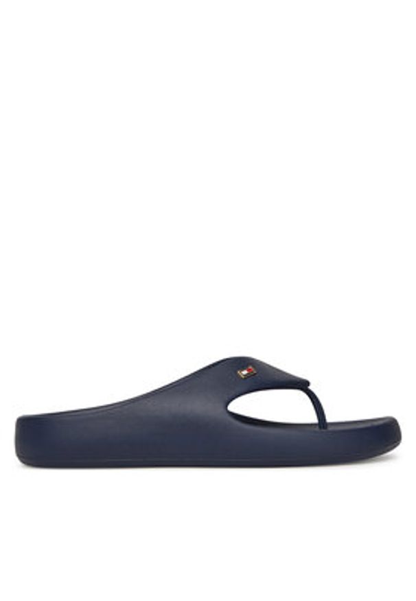 TOMMY HILFIGER - Tommy Hilfiger Japonki Th Comfort Beach Sandal FW0FW08522 Granatowy. Kolor: niebieski