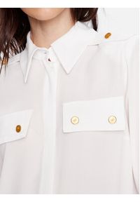 Elisabetta Franchi Koszula CA-046-32E2-V370 Biały Regular Fit. Kolor: biały. Materiał: syntetyk #5