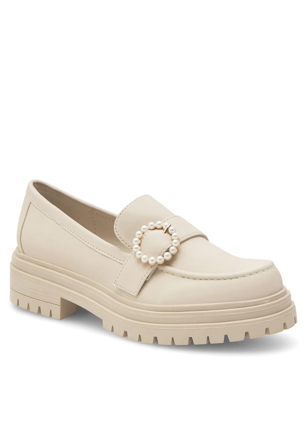 Loafersy DeeZee Felizia WS5195-34 Beige. Kolor: beżowy