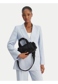 Calvin Klein Torebka Webbing Strap Pocket Bag LV04F3291G Czarny. Kolor: czarny. Materiał: skórzane #1