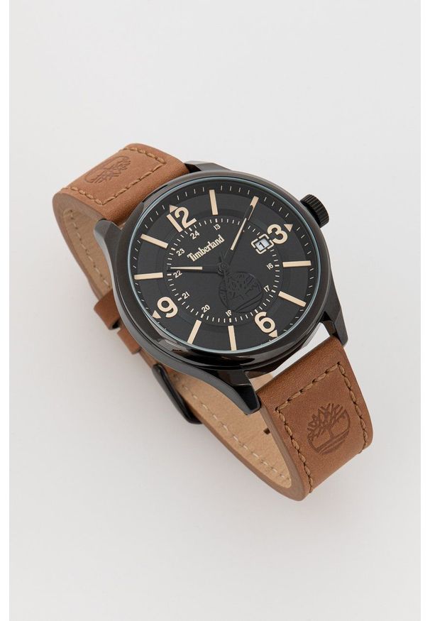 Timberland - Zegarek TBL.14645JYB.02. Kolor: czarny. Materiał: skóra, materiał