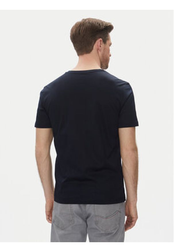 Aeronautica Militare T-Shirt 251TS2418J683 Granatowy Regular Fit. Kolor: niebieski. Materiał: bawełna