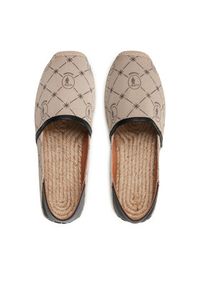 Trussardi Jeans - Trussardi Espadryle 79A00733 Beżowy. Kolor: beżowy. Materiał: materiał #3