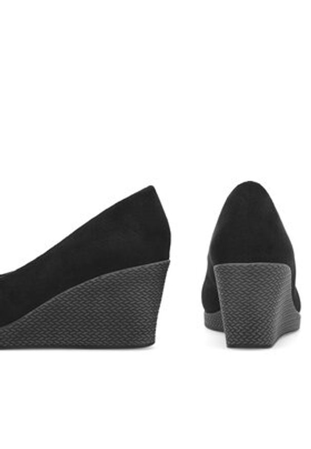 Clara Barson Półbuty WYL3760-2 Czarny. Kolor: czarny. Materiał: materiał