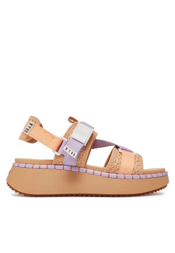 Steve Madden Sandały Decorum SM11003017 Kolorowy. Materiał: materiał. Wzór: kolorowy