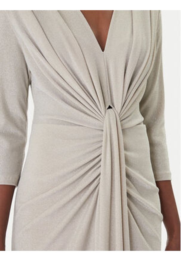 Joseph Ribkoff Sukienka wieczorowa 261743 Beżowy Slim Fit. Kolor: beżowy. Materiał: syntetyk. Styl: wizytowy