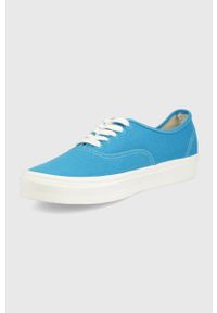 Vans tenisówki UA Authentic. Nosek buta: okrągły. Zapięcie: sznurówki. Kolor: niebieski. Materiał: materiał, bawełna, włókno, guma. Szerokość cholewki: normalna #4