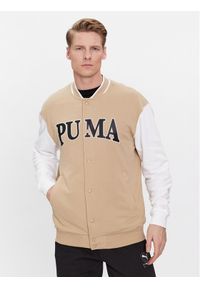 Puma Bluza Squad 678971 Beżowy Regular Fit. Kolor: beżowy. Materiał: bawełna