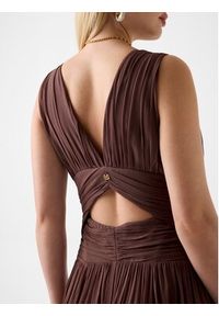 Marciano Guess Sukienka codzienna 182358 Brązowy Classic Fit. Okazja: na co dzień. Kolor: brązowy. Typ sukienki: proste. Styl: casual #6