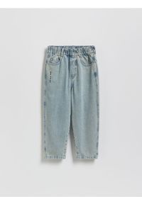 Reserved - Jeansy baggy - niebieski. Kolor: niebieski #1