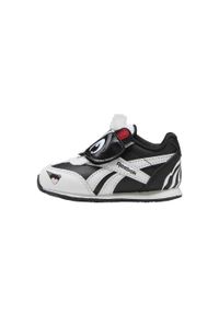 Buty do chodzenia niemowlęce Reebok Royal CL Jogger. Okazja: na co dzień. Zapięcie: rzepy. Kolor: biały, czarny, wielokolorowy. Model: Reebok Royal. Sport: turystyka piesza