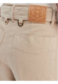 Marella Spodnie materiałowe Nicchia 2613131074 Beżowy Regular Fit. Kolor: beżowy. Materiał: bawełna #2