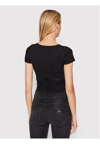 Guess Bluzka W2YR42 Z2U00 Czarny Slim Fit. Kolor: czarny. Materiał: syntetyk #5