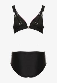 Born2be - Różowe Bikini Biustonosz na Grubych Ramiączkach z Regulacją Majtki Typu Figi Xaleria. Kolekcja: plus size. Kolor: różowy #6