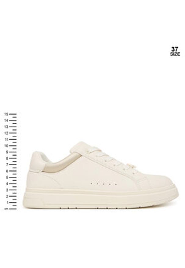 Calvin Klein Sneakersy Low Cut Lace-Up V3A9-83215-1355 Biały. Kolor: biały. Materiał: skóra