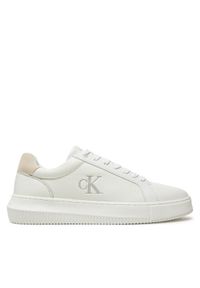 Calvin Klein Jeans Sneakersy Chunky Cupsole Low Mg YM0YM01253 Biały. Kolor: biały. Materiał: skóra #1