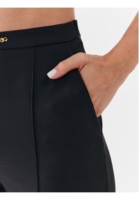 Elisabetta Franchi Spodnie materiałowe PA-011-36E2-V310 Czarny Slim Fit. Kolor: czarny. Materiał: syntetyk #5