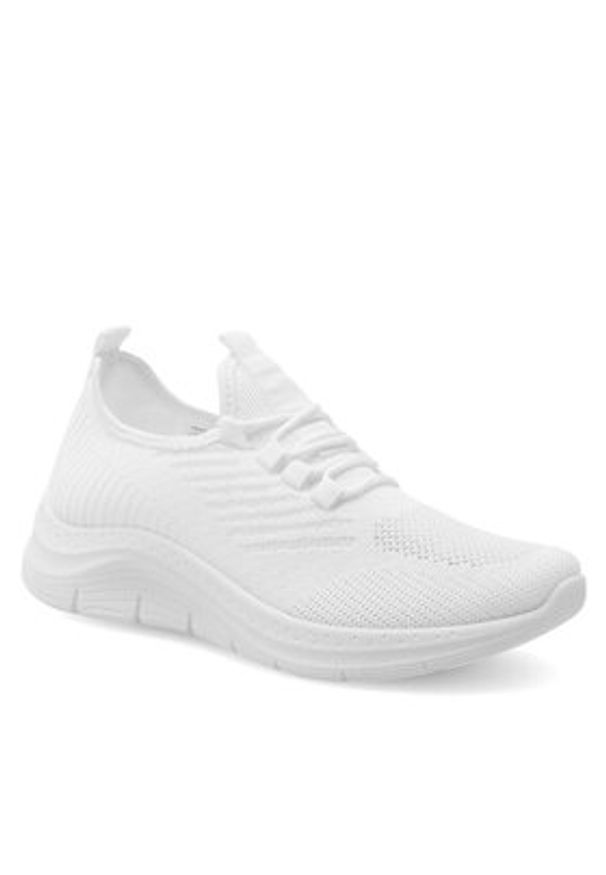 Jenny - JENNY Sneakersy WFA2706-1 Biały. Kolor: biały. Materiał: mesh, materiał