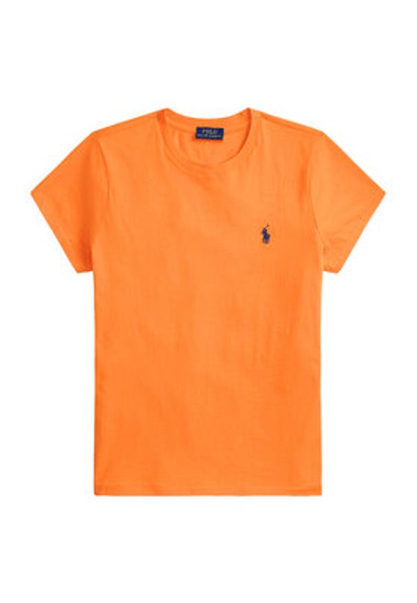 Polo Ralph Lauren T-Shirt 211B14605001 Pomarańczowy Classic Fit. Typ kołnierza: polo. Kolor: pomarańczowy. Materiał: bawełna