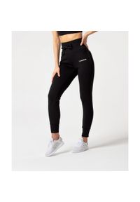 Carpatree - Spodnie dresowe Belle czarne. Kolor: czarny. Materiał: dresówka. Sport: bieganie, fitness #1