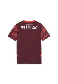Puma - Młodzieżowa koszulka wyjazdowa RB Leipzig 24/25 PUMA Dark Jasper Active Red. Kolor: czerwony. Sport: piłka nożna