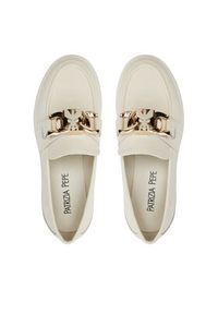 Patrizia Pepe Loafersy PJ282.02 Écru. Materiał: skóra #4