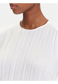 Karl Lagerfeld - KARL LAGERFELD Bluzka A3W11025 Écru Slim Fit. Typ kołnierza: dekolt w karo. Materiał: wiskoza #2