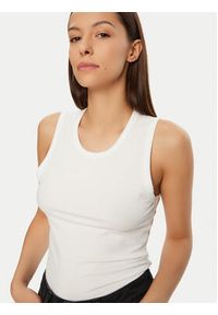 Calvin Klein Top K20K208054 Biały Slim Fit. Kolor: biały #5