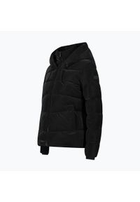 Kurtka puchowa damska CMP Fix Hood. Kolor: czarny. Materiał: puch. Sport: turystyka piesza