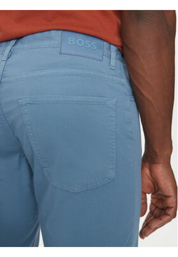 BOSS Spodnie materiałowe H-Re.Maine5 50538370 Błękitny Regular Fit. Kolor: niebieski. Materiał: bawełna