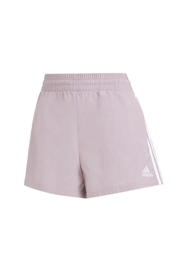 Adidas - Essentials 3-Stripes Woven Shorts. Kolor: wielokolorowy, różowy, fioletowy. Materiał: materiał