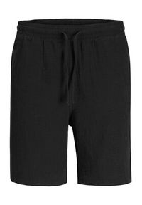 Jack & Jones Komplet koszula i szorty materiałowe Easter 12281255 Czarny Relaxed Fit. Kolor: czarny. Materiał: bawełna #2