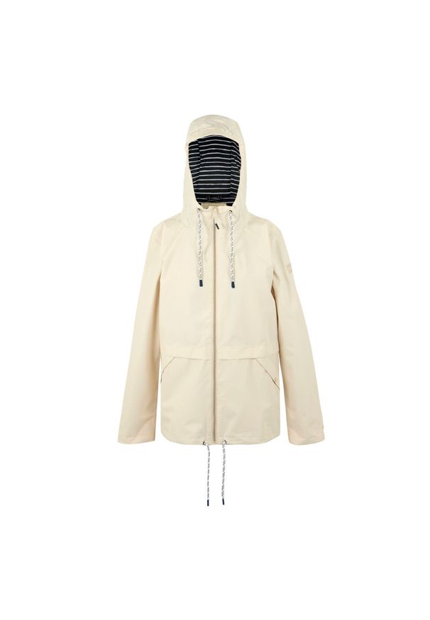 Regatta - Wodoodporna Kurtka Damska Bayletta II. Kolor: beżowy, wielokolorowy, zielony. Sport: turystyka piesza