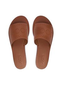 JOOP! Klapki Charlene 4140008463 Brązowy jasny. Kolor: brązowy. Materiał: skóra #2