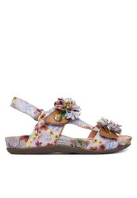 Laura Vita Sandały Liloo 06 Kolorowy. Materiał: skóra. Wzór: kolorowy #1