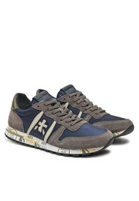 Premiata Sneakersy Eric 7090 Granatowy. Kolor: niebieski. Materiał: materiał