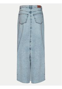 Gina Tricot Spódnica jeansowa 21426 Niebieski Regular Fit. Kolor: niebieski. Materiał: bawełna #4