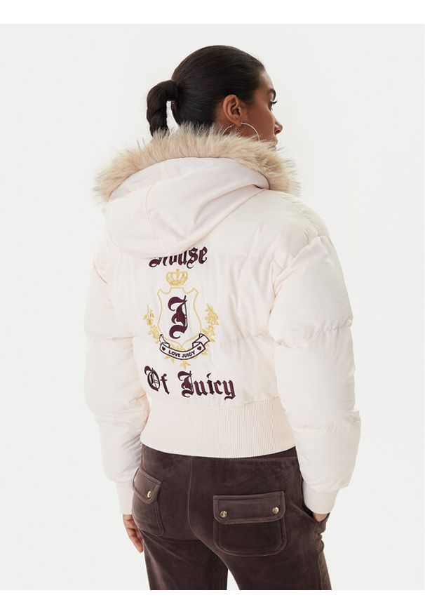 Juicy Couture Kurtka zimowa JCOIJ225557 Różowy Oversize. Kolor: różowy. Materiał: syntetyk. Sezon: zima