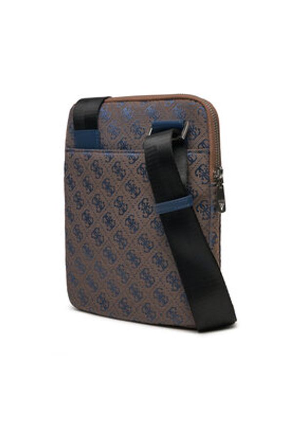 Guess Saszetka HMVZLJ P4123 Niebieski. Kolor: niebieski. Materiał: skóra