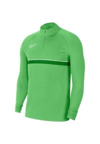 Bluza juniorska Nike Academy Drill treningowa. Kolor: zielony. Sport: piłka nożna