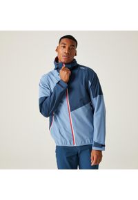 Regatta - Męska wodoodporna kurtka Deserto II. Kolor: niebieski. Materiał: tkanina. Sport: turystyka piesza #1