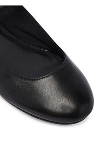 Hugo - HUGO Baleriny Tylia 50557751 Czarny. Kolor: czarny. Materiał: skóra #4