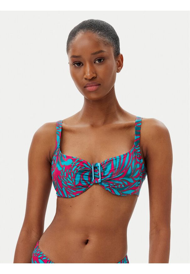 SELMARK - Selmark Góra od bikini BL712 Turkusowy. Kolor: turkusowy. Materiał: syntetyk