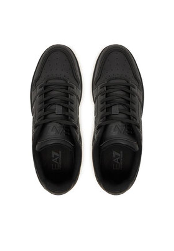 EA7 Emporio Armani Sneakersy 7X000345 AF11988 MC043 Czarny. Kolor: czarny. Materiał: skóra