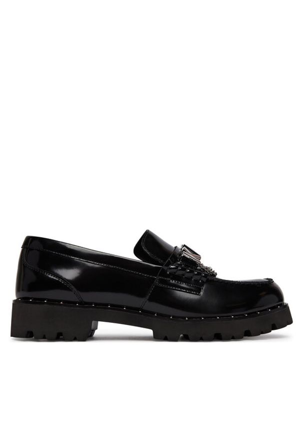 Karl Lagerfeld - KARL LAGERFELD Loafersy Lowell KL42226 Czarny. Kolor: czarny. Materiał: lakier, skóra