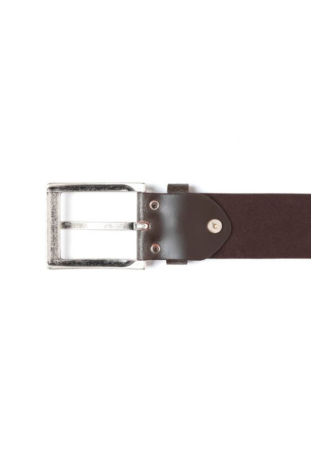 Tom Tailor - TOM TAILOR PASEK SKÓRZANY TM0184R01 691 40mm Gürtel Q.2647. Materiał: skóra. Wzór: jednolity, paski. Styl: elegancki, casual, klasyczny
