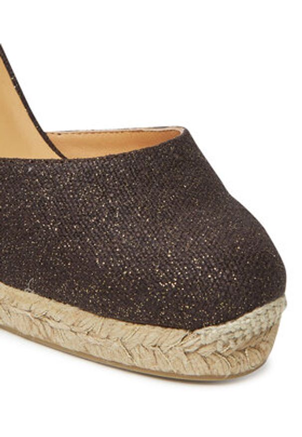 Castañer Espadryle Carina/8/032 021767 Brązowy. Kolor: brązowy. Materiał: materiał