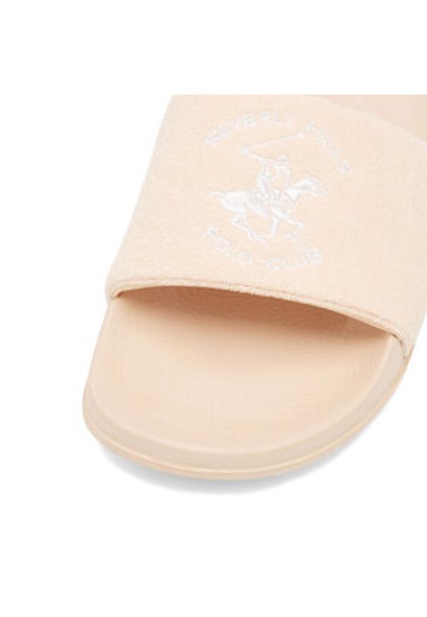 Beverly Hills Polo Club Klapki W-CA23348A Beżowy. Kolor: beżowy. Materiał: materiał