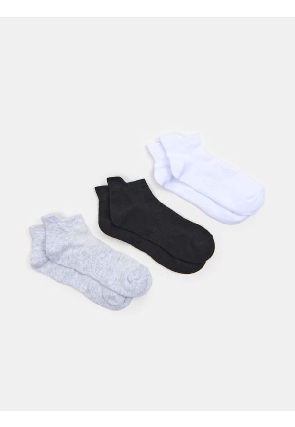 Sinsay - Skarpetki stopki 3 pack - wielobarwny