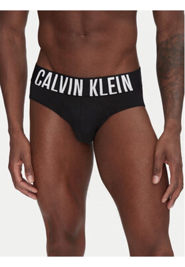 Calvin Klein Underwear Komplet 3 par slipów 000NB3610A Kolorowy. Materiał: syntetyk. Wzór: kolorowy